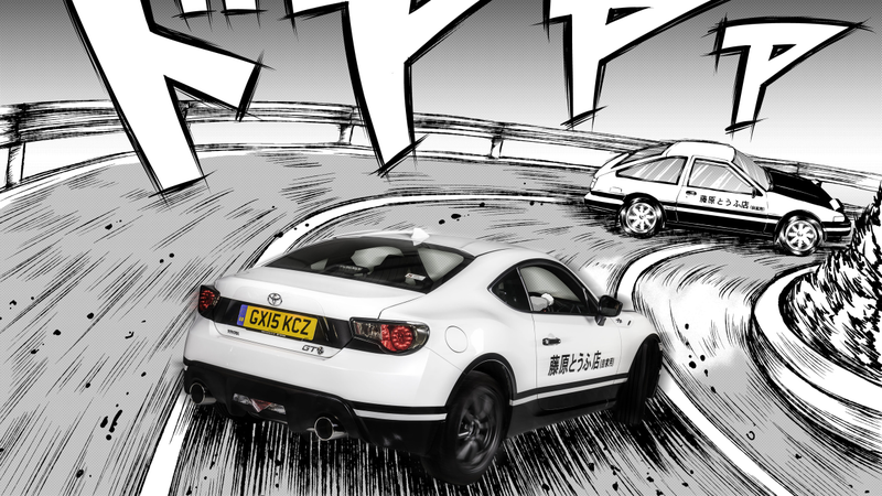 Illustration for article titled Toyota UK Designs Initial D TributeĀ GT86 And The Circle Is Now Complete